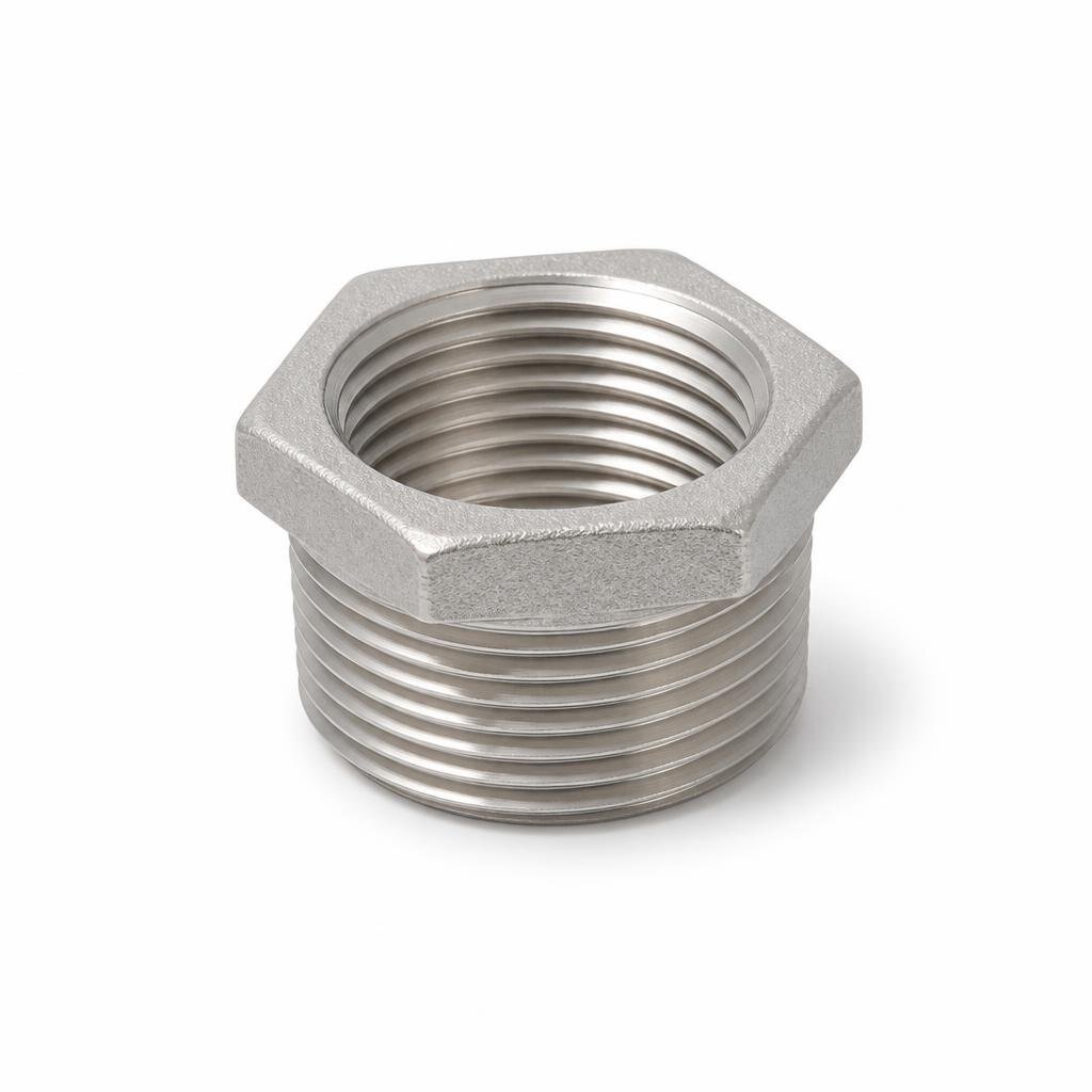 20 X 15MM S/STEEL HEXAGON BUSHING
