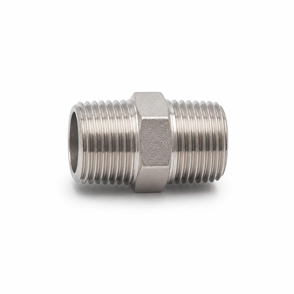 15 X 10MM S/STEEL HEXAGON RED.NIPPLE
