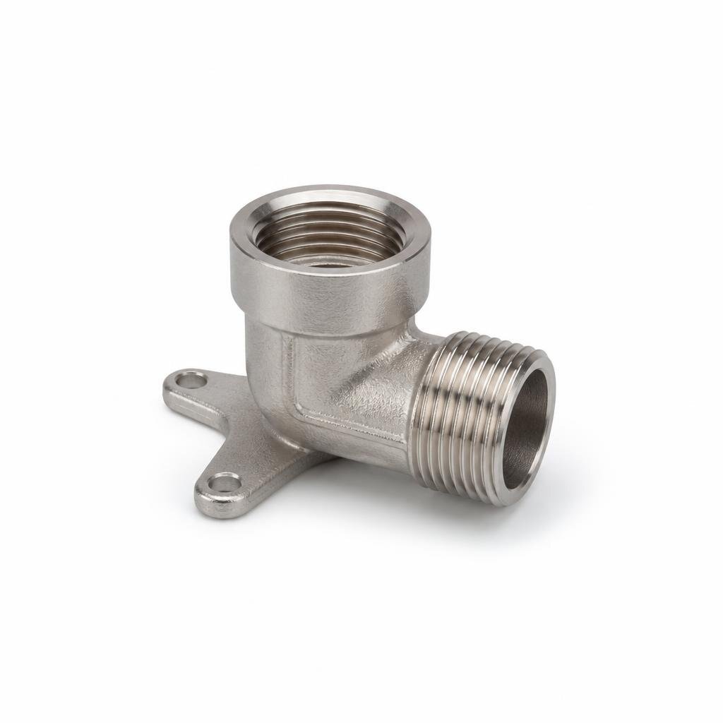 1/2" S/STEEL ELBOW WITH BRACKET