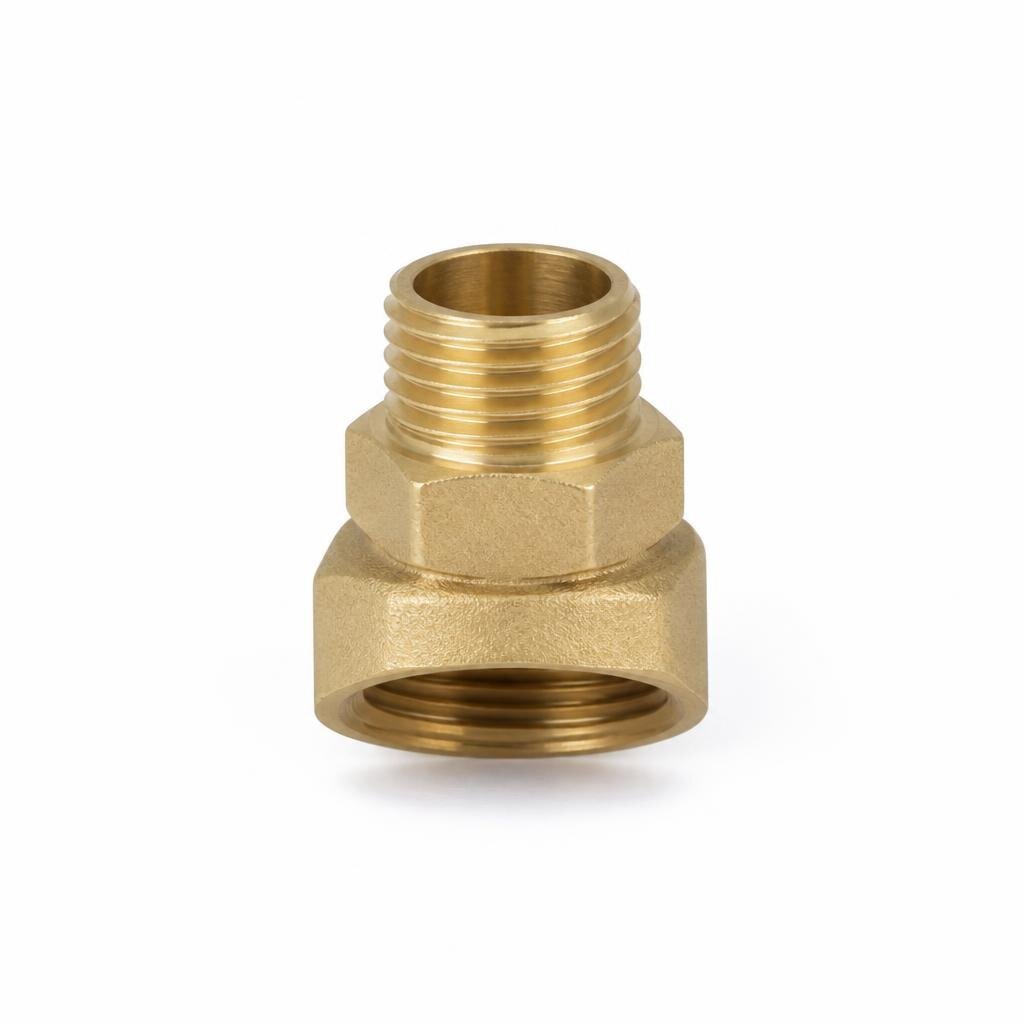 1/2" X 1/2" BRASS ADAPTOR M+F