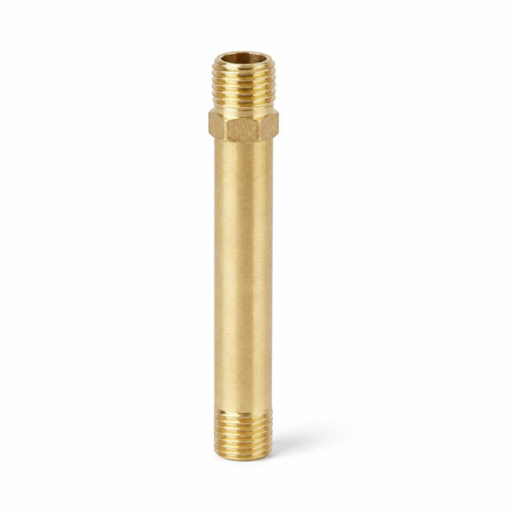 1/2" X 70MM PIPE EXTENSION BRASS