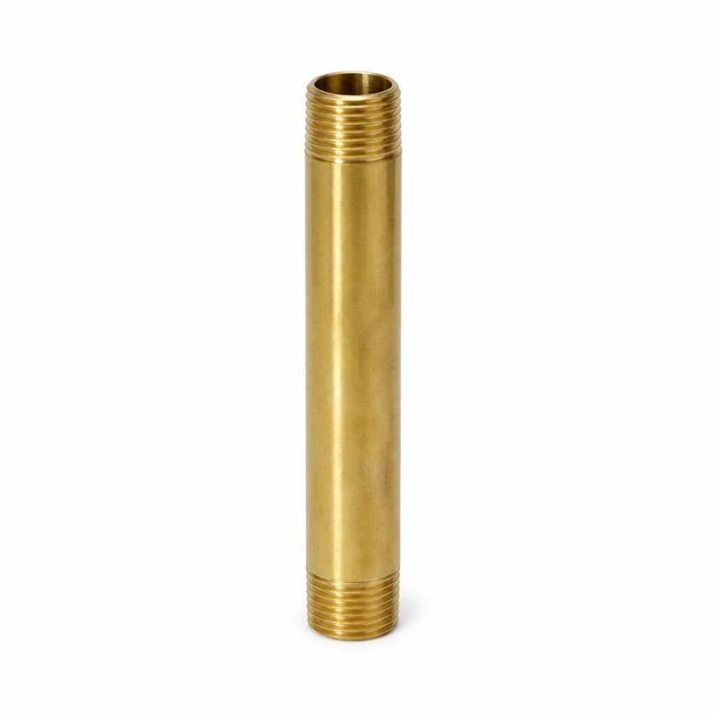 1/2" X 100MM PIPE EXTENSION BRASS