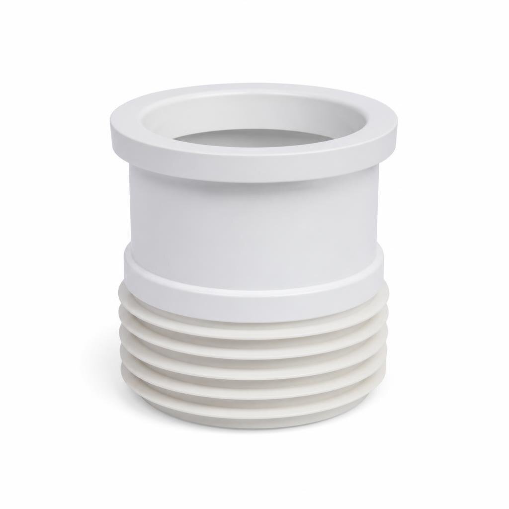 110MM PAILING EXPANSION OUTLET ROUND - WHITE