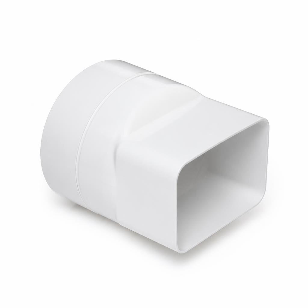 115MM X 90MM PAILING ADAPTOR R/RECTANGULAR WHITE