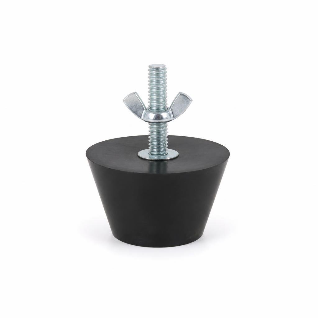 1026 50MM C/COUPLE RUBBER CONE (M.BUTTERFLY PLATE BOLT NUT