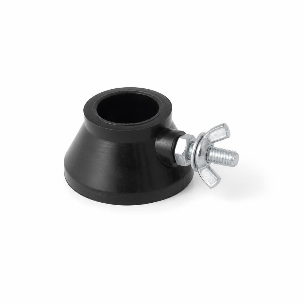1026 40MM C/COUPLE RUBBER CONE (M.BUTTERFLY PLATE BOLT NUT