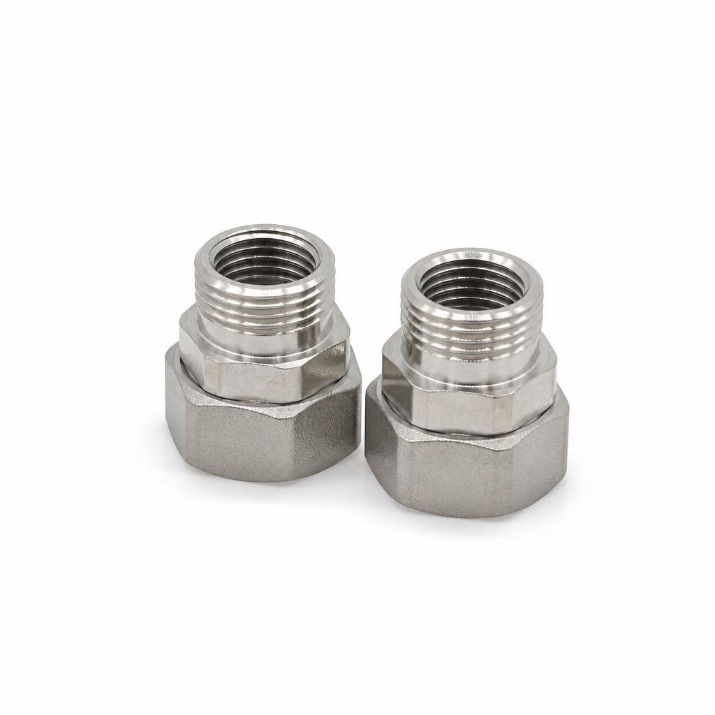 S-LINE 1/2" X 3/4" 2PCS S/S METER CONNECTOR