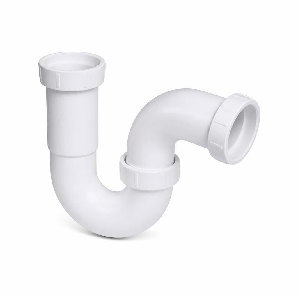 50MM UPVC P-TRAP I/O