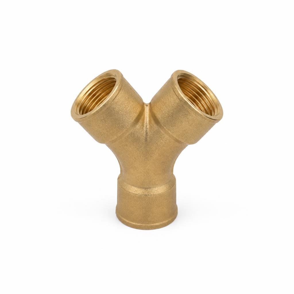 5/16" BRASS Y JOINT