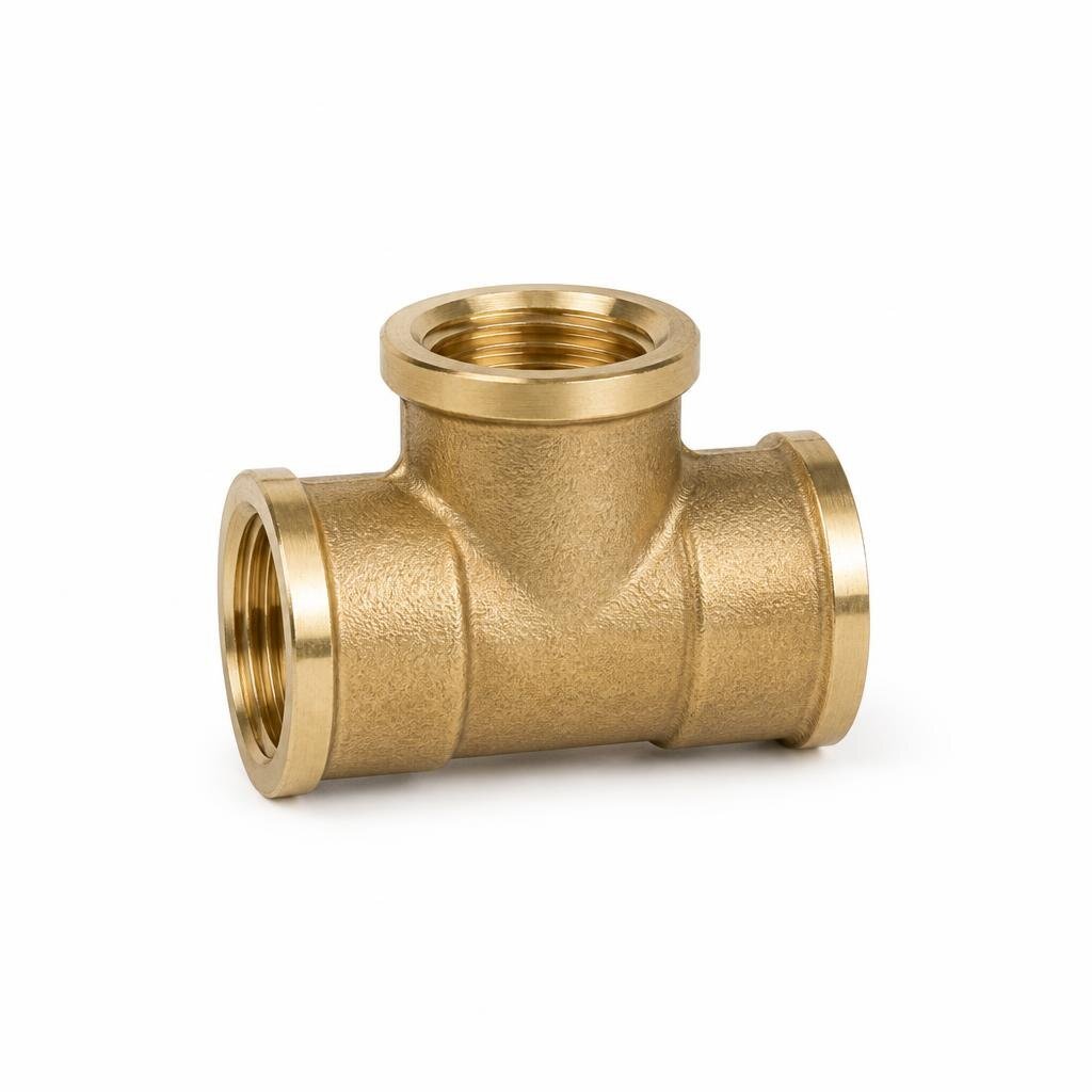 1/4" BRASS T JOINT