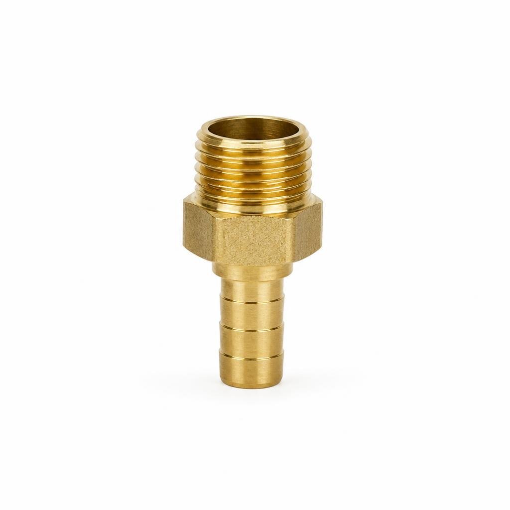 5/16"M X 1/4" BRASS SINGLE TAIL BARB