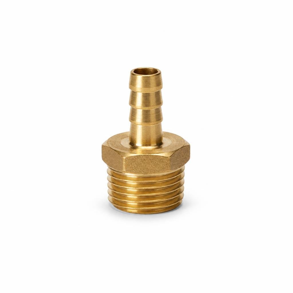 3/8"M X 1/4" BRASS SINGLE TAIL BARB