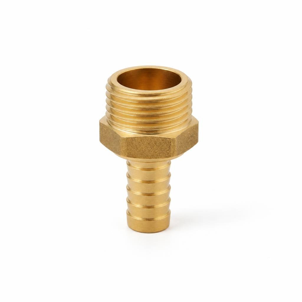 1/2"M X 5/16" BRASS SINGLE TAIL BARB