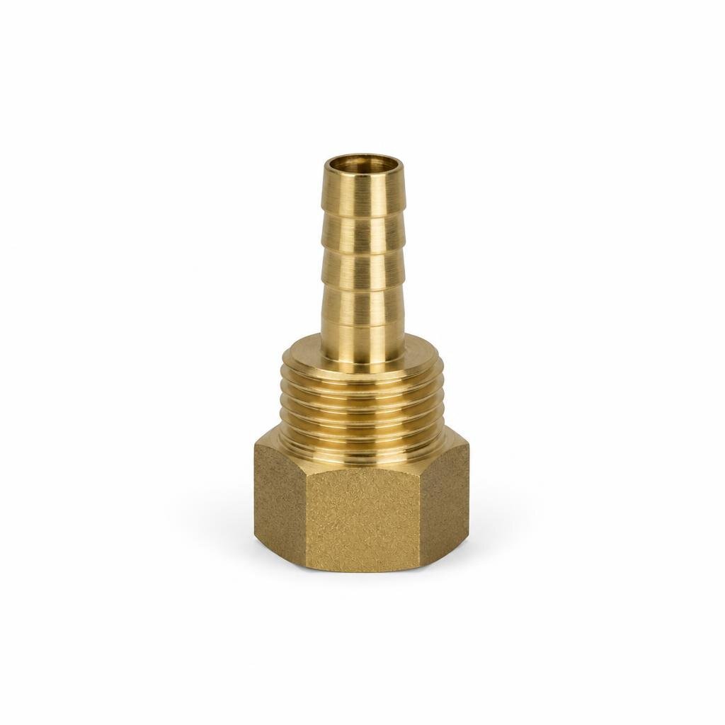 1/2"M X 1/4" BRASS SINGLE TAIL BARB