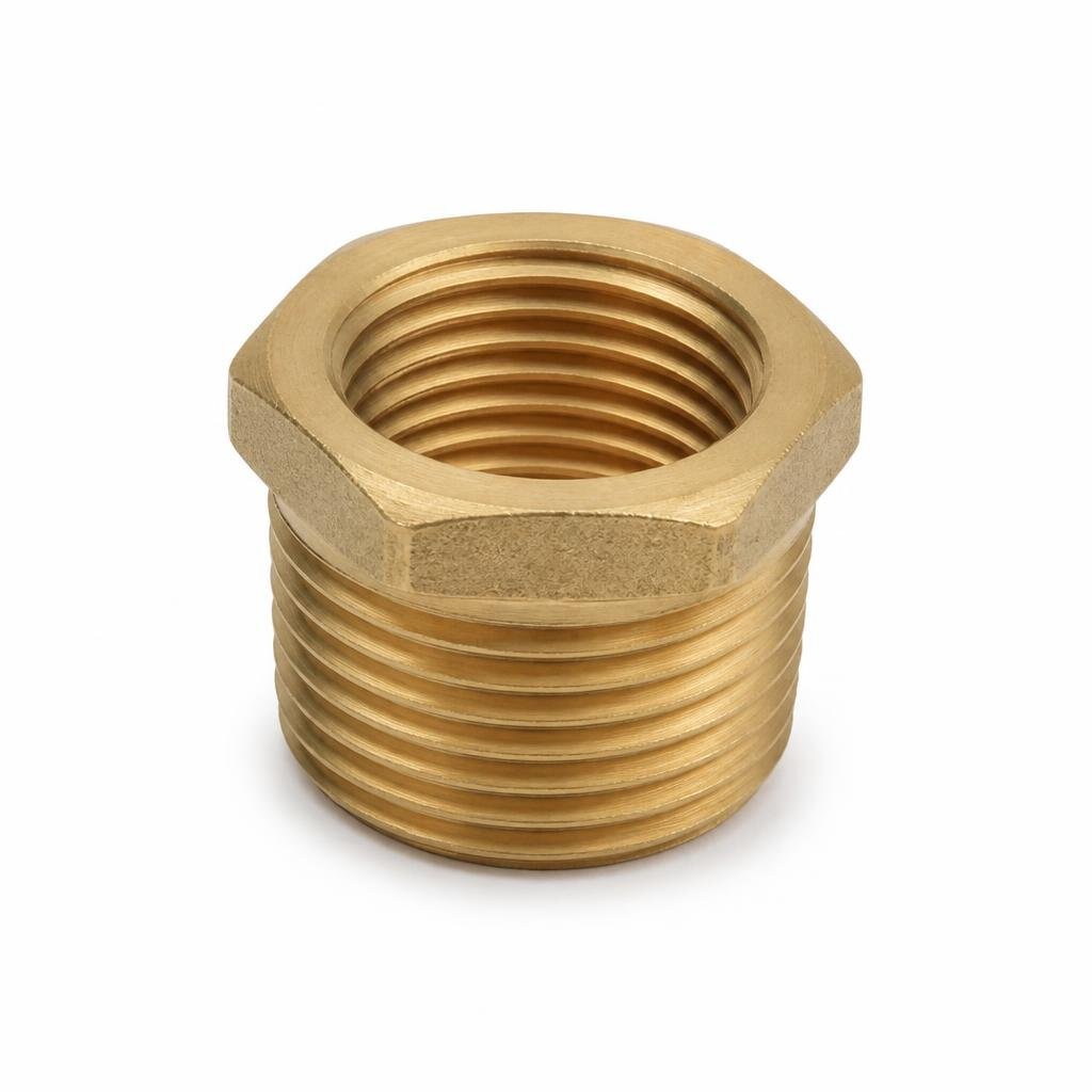 1/2" X 3/8" BRASS RED BUSH
