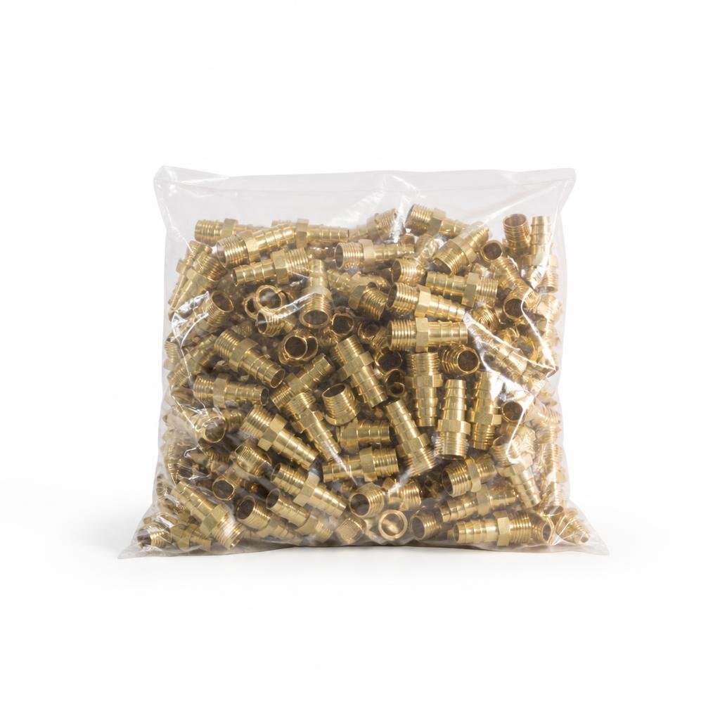 AIRGAS 5/16" (8MM) BRASS CONNECTOR (100PCS/PKT)