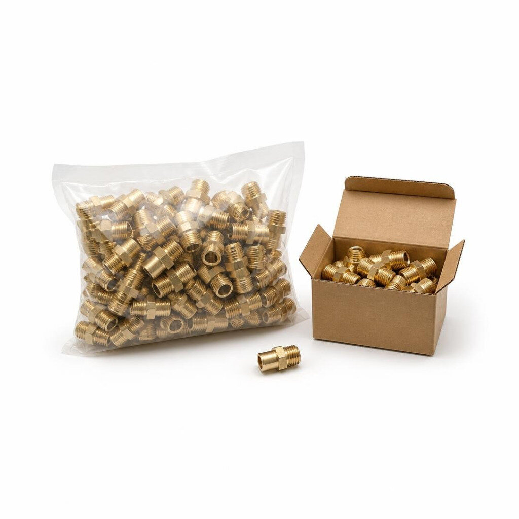 AIRGAS 3/8" (10MM) BRASS CONNECTOR (100PCS/PKT)
