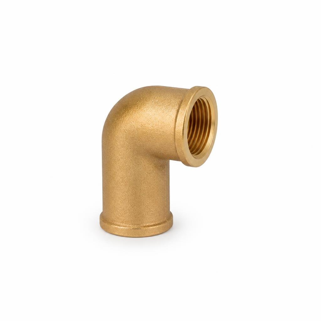 CITY 1/2" BRASS LONG ELBOW