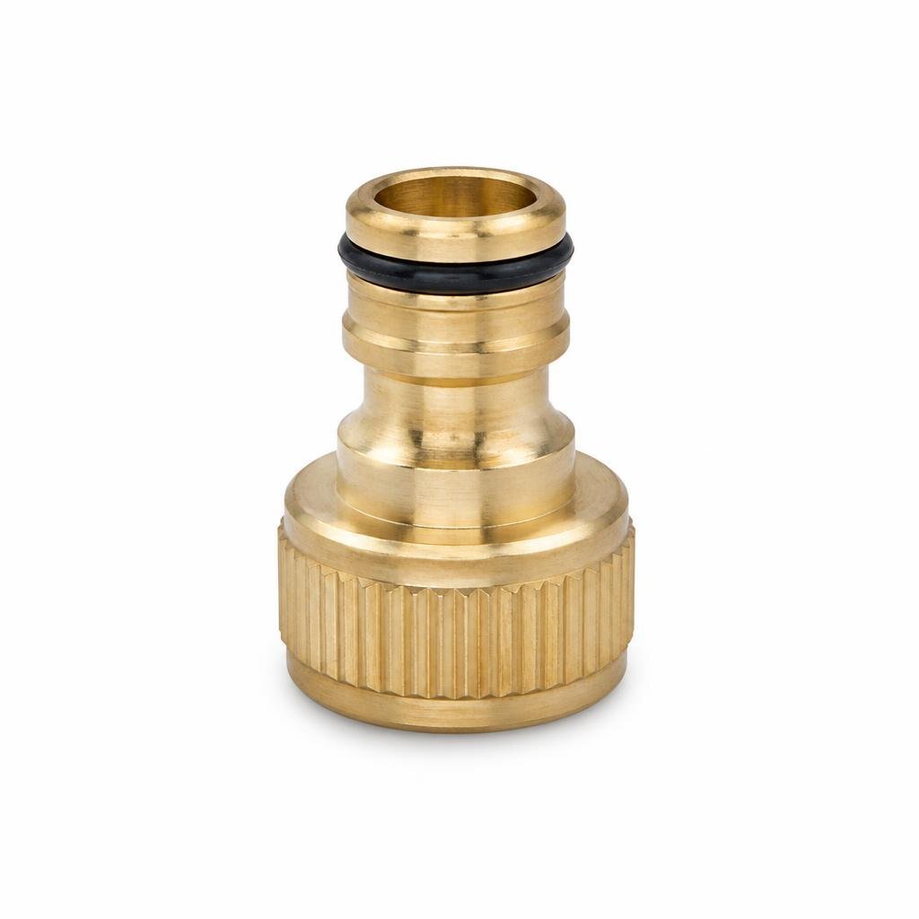 067A BRASS EASY CONNECTOR - GARDEN TAP JOINT