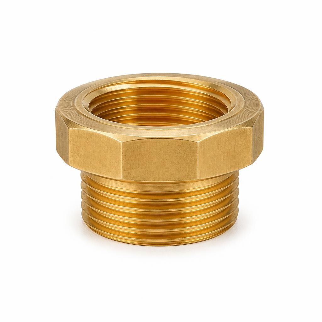 12011-K 1/2" X 3/4" WASHING MACHINE BRASS ADAPTOR (THICKNESS)