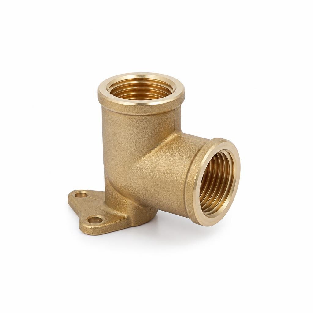 S-LINE 1/2" BRASS FF ELBOW & BRACKET
