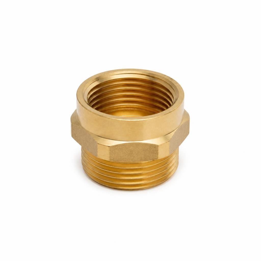 12015-K 1/2" WASHING MACHINE BRASS ADAPTOR (THICKNESS)