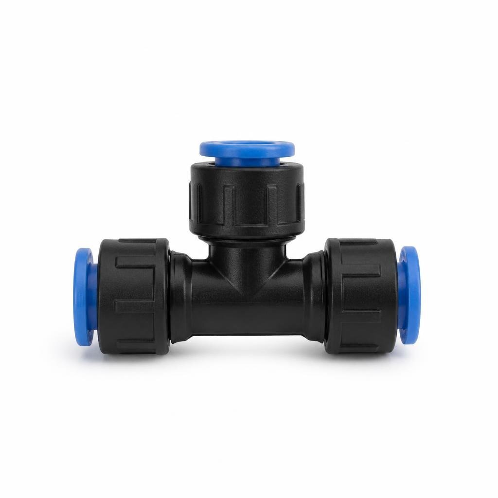 PE-T-06-06 6MM UNION TEE FITTING