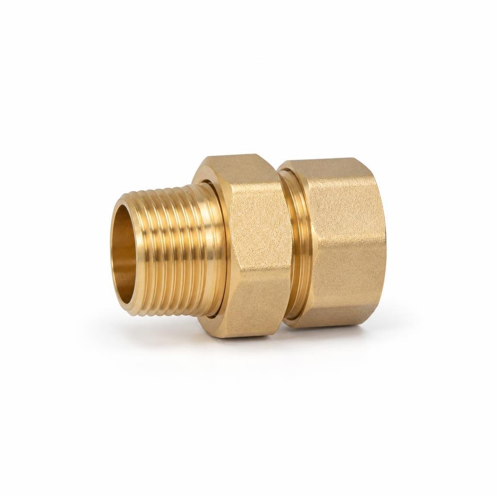 1/2" X 12MM UNION STRAIGHT MALE FITTING
