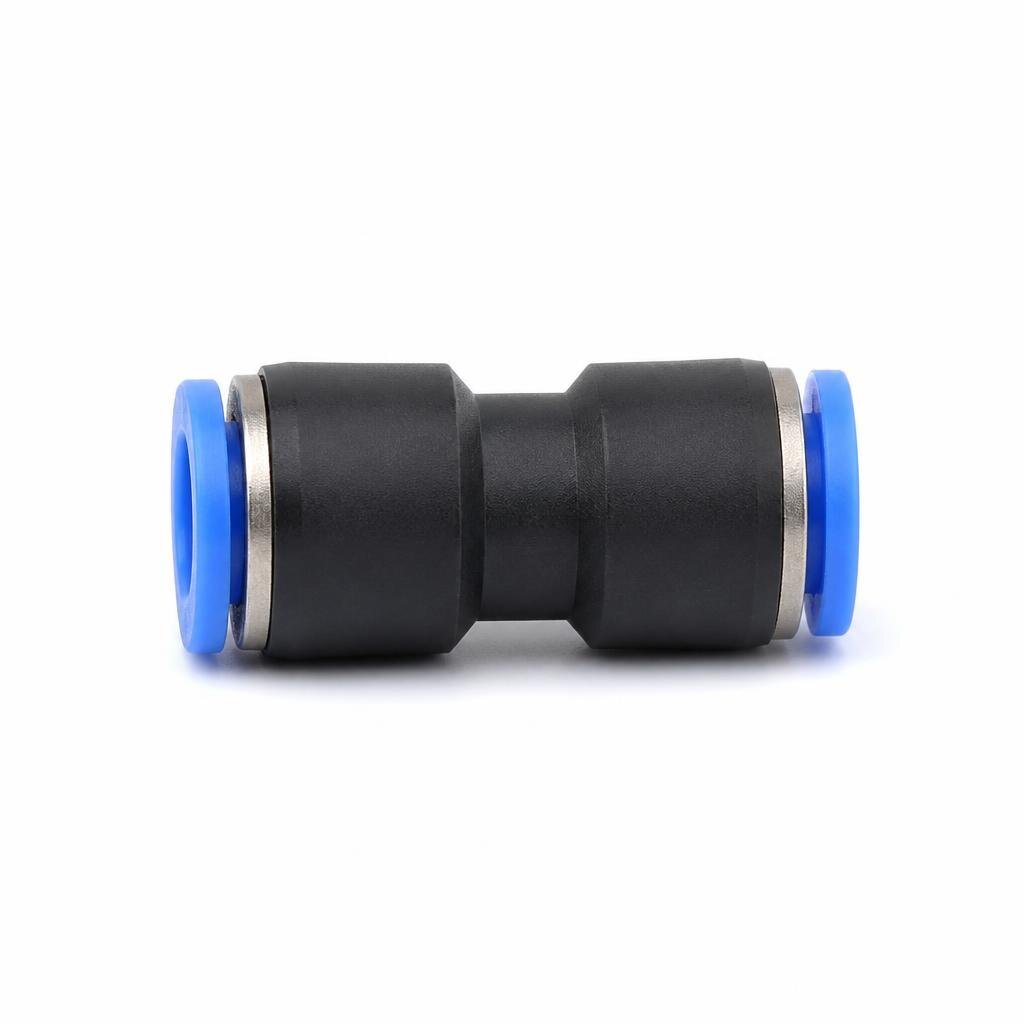 PU-10-10 10MM X 10MM UNION STRAIGHT PNEUMATIC FITTING