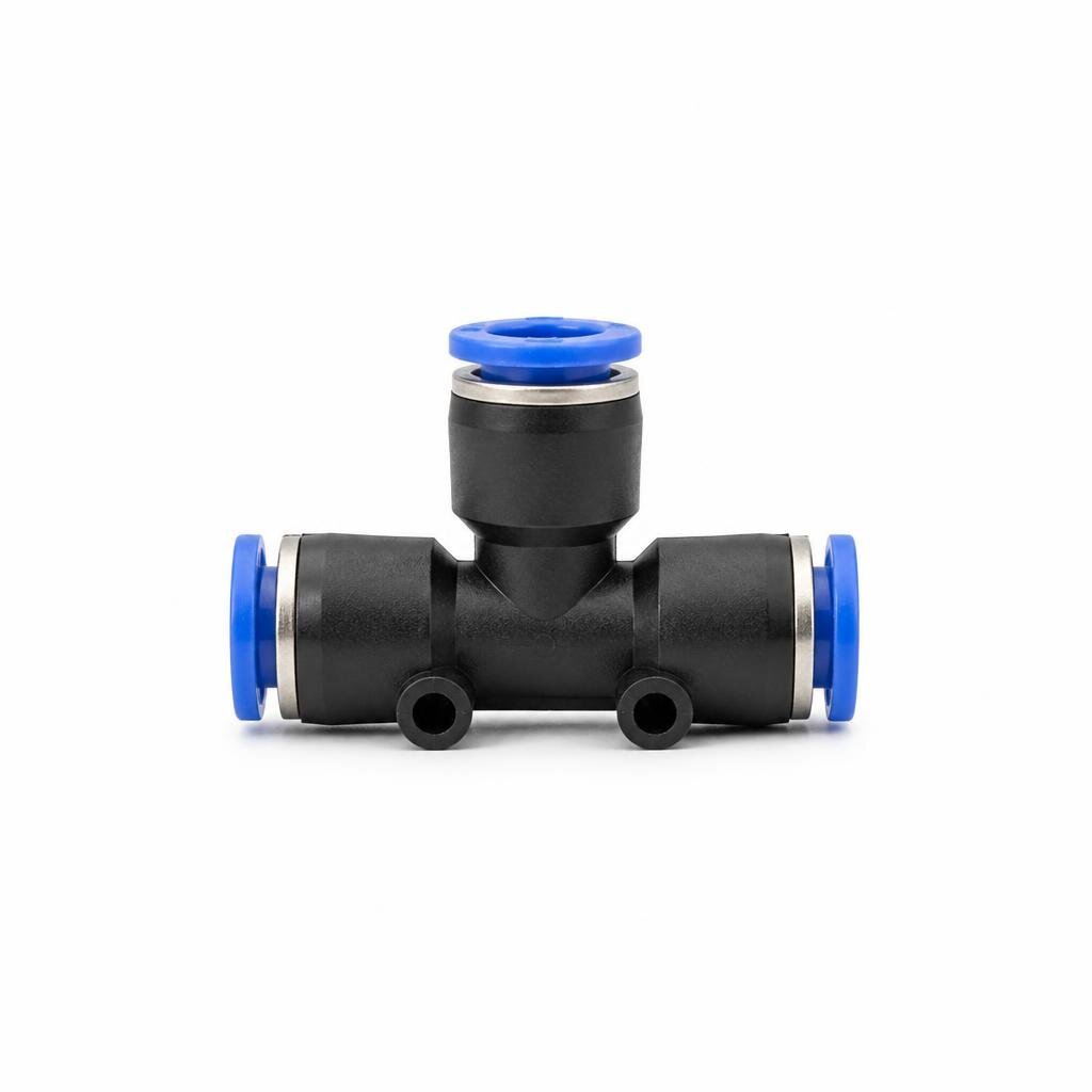 PE-08-08 MM X 8MM UNION TEE PNEUMATIC FITTING