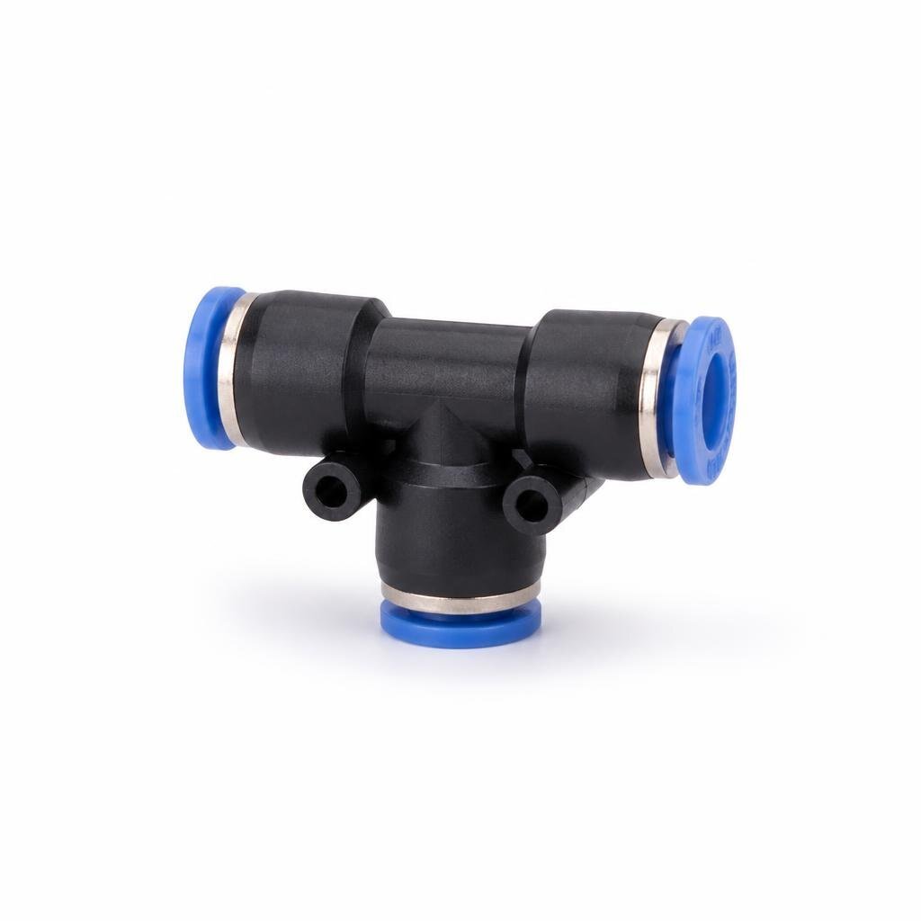 PE-10-10 10MM X 10MM UNION TEE PNEUMATIC FITTING