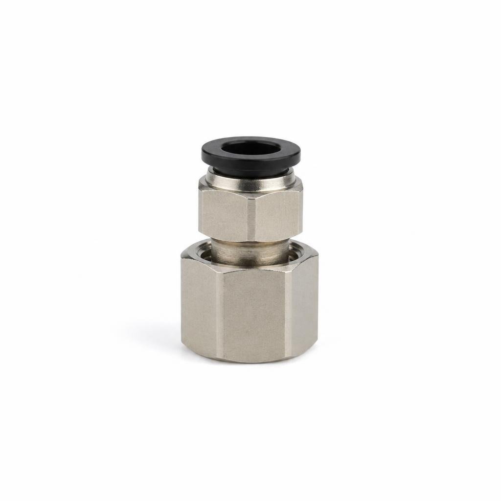 PCF-10-04 10MM X 1/2" UNION STRAIGHT FEMALE PNEUMATIC FITTING