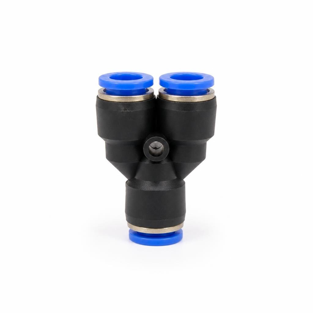 PY-10-10 10MM X 10MM UNION Y PNEUMATIC FITTING