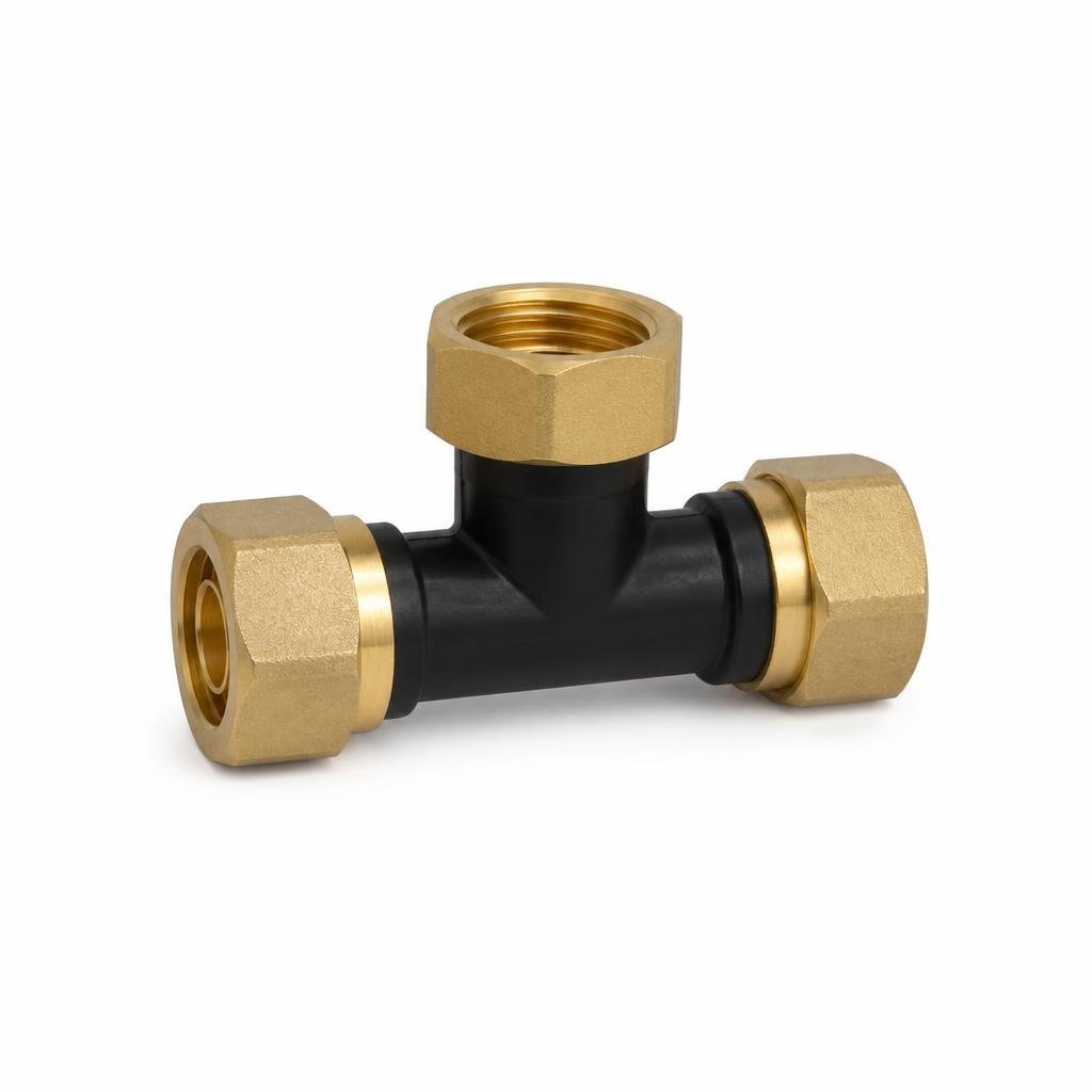 15MM COMPRESSION TEE C X FI