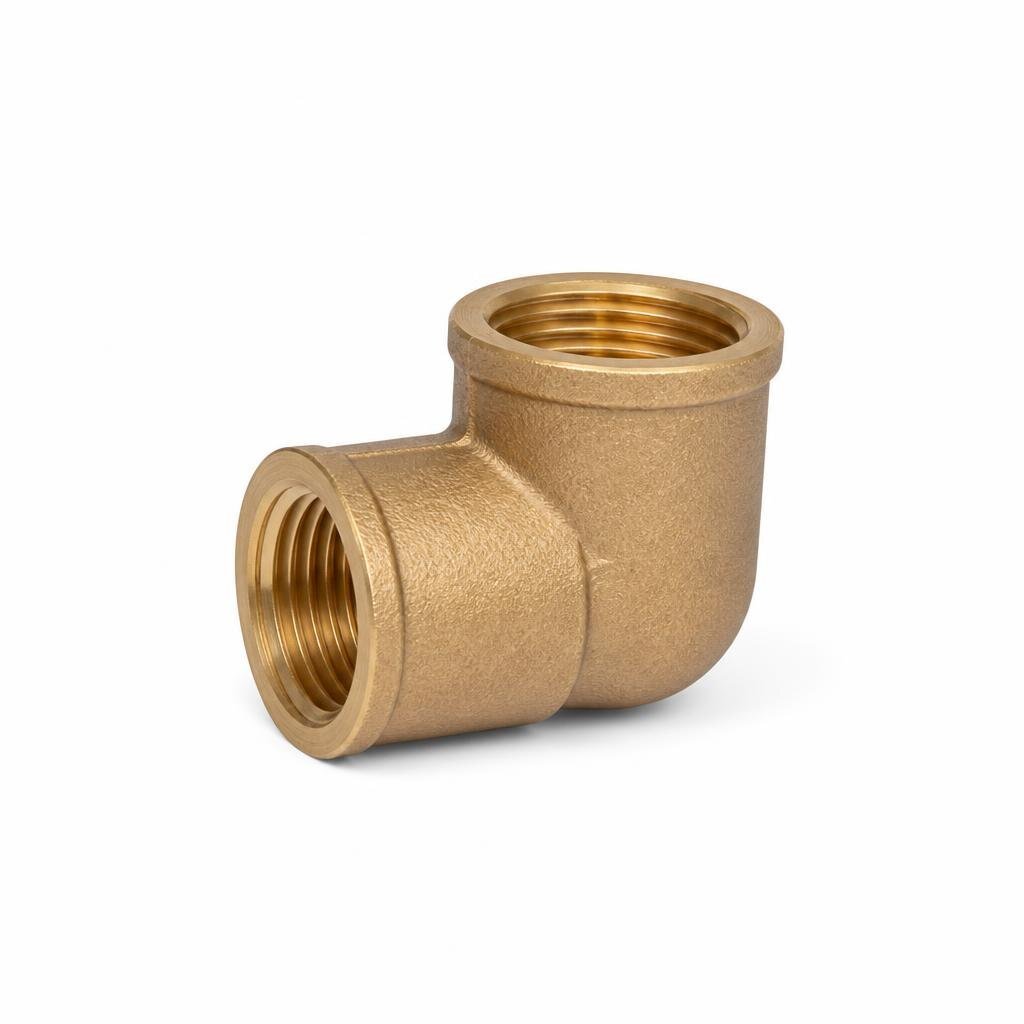 6101 1/2" X 1/2" BRASS ELBOW (F/F)