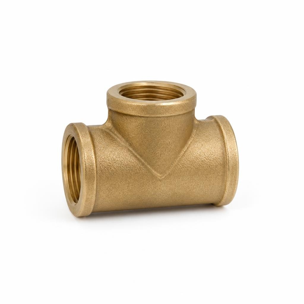 6201 1/2" BRASS TEE