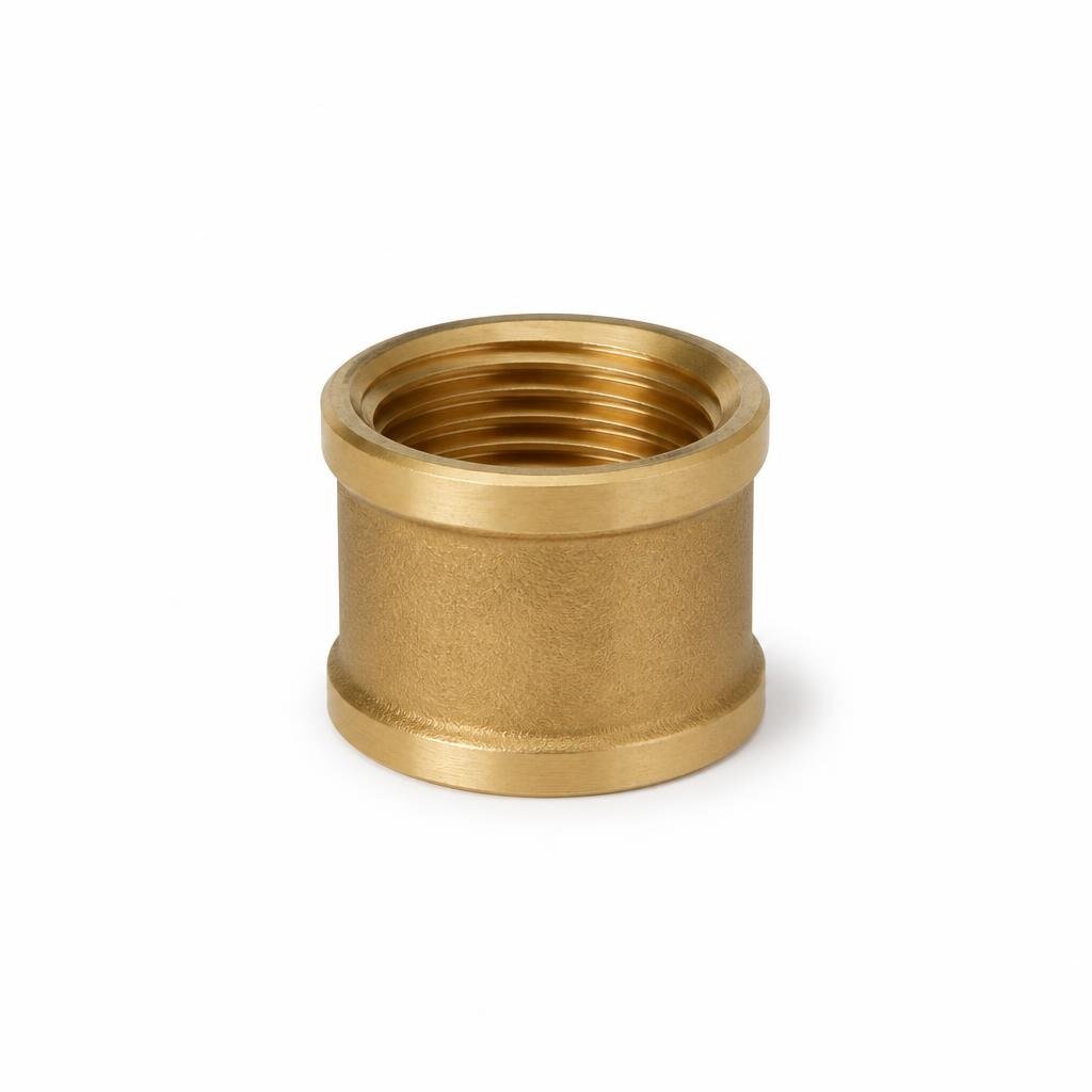 6401 1/2" X 1/2" BRASS SOCKET (F/F)