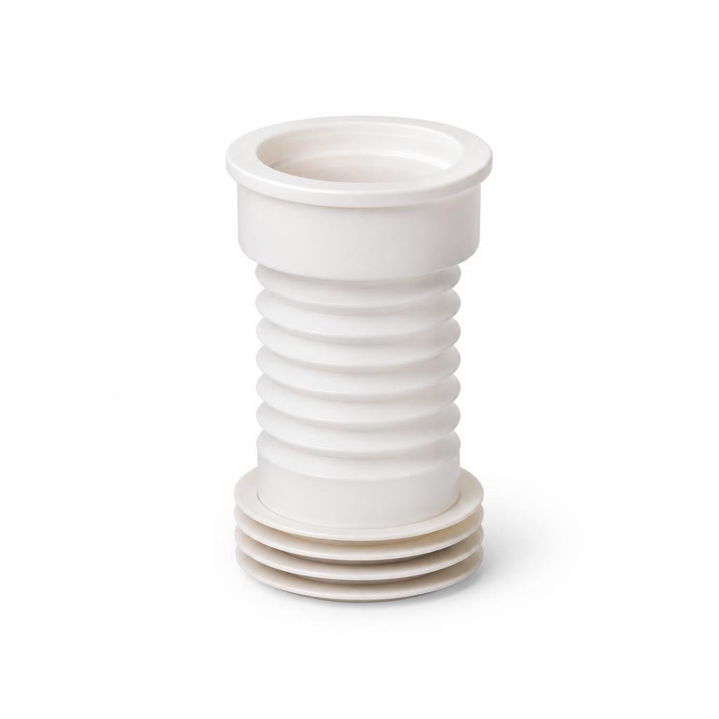 1005 RUBBER INLET CONNECTOR - WHITE