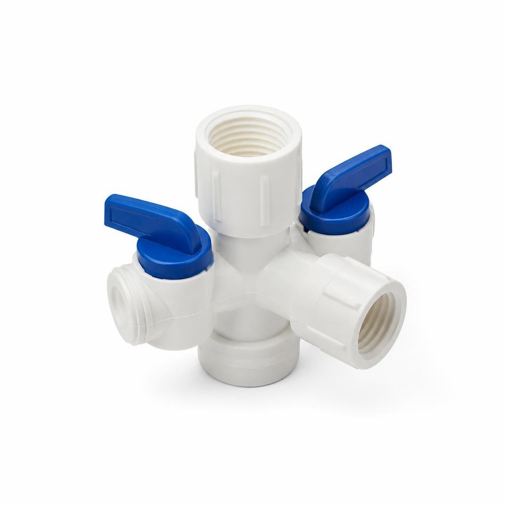ANA 2323 ABS 3WAY 2VALVE CONNECTOR