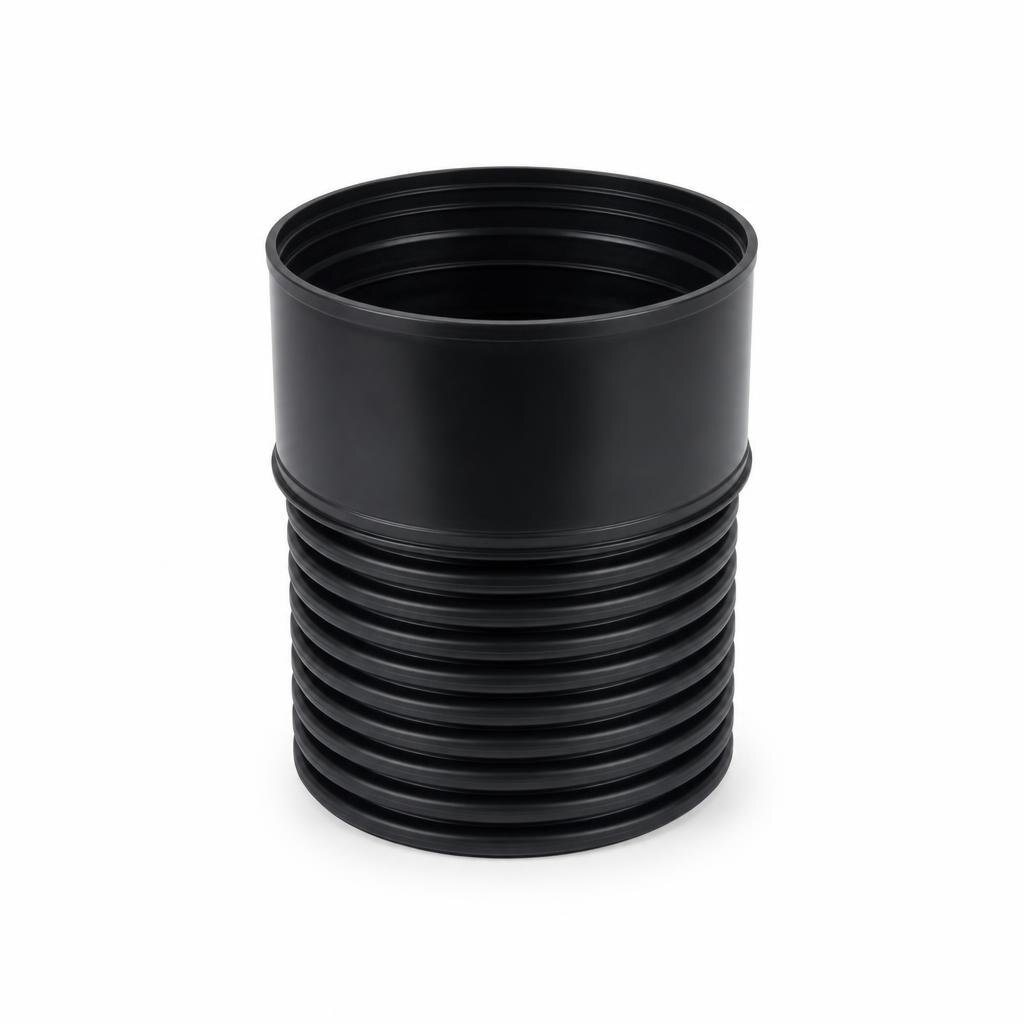 100MM HDPE CORRUGATED DRAINAGE SOCKET