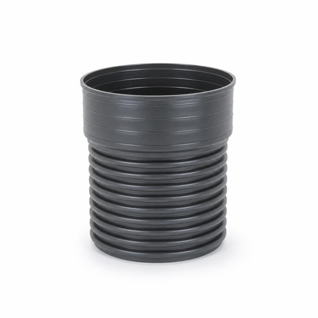 200MM HDPE CORRUGATED DRAINAGE SOCKET