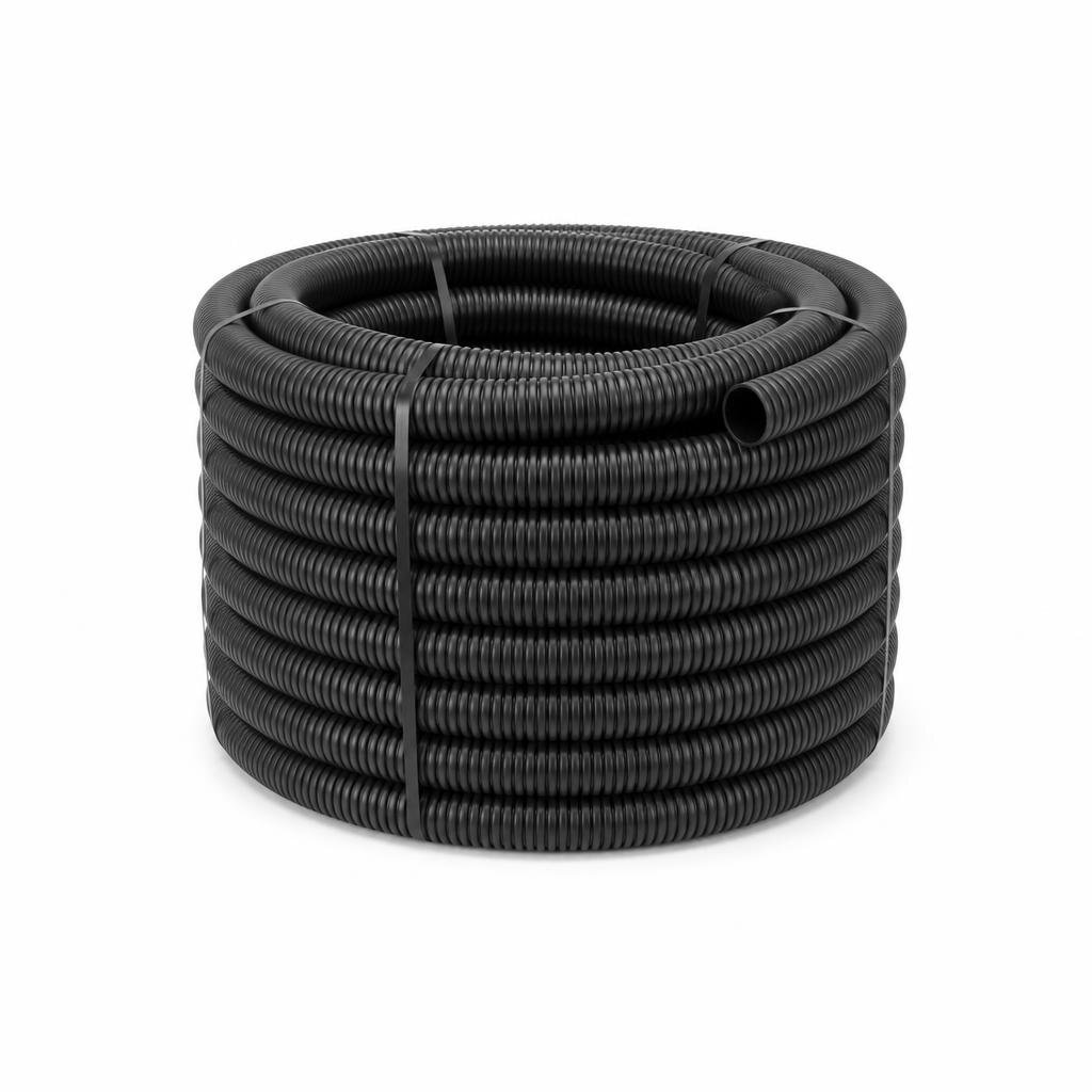225MM X 6M HDPE CORRUGATED DRAINAGE PIPE-DBL.WALL