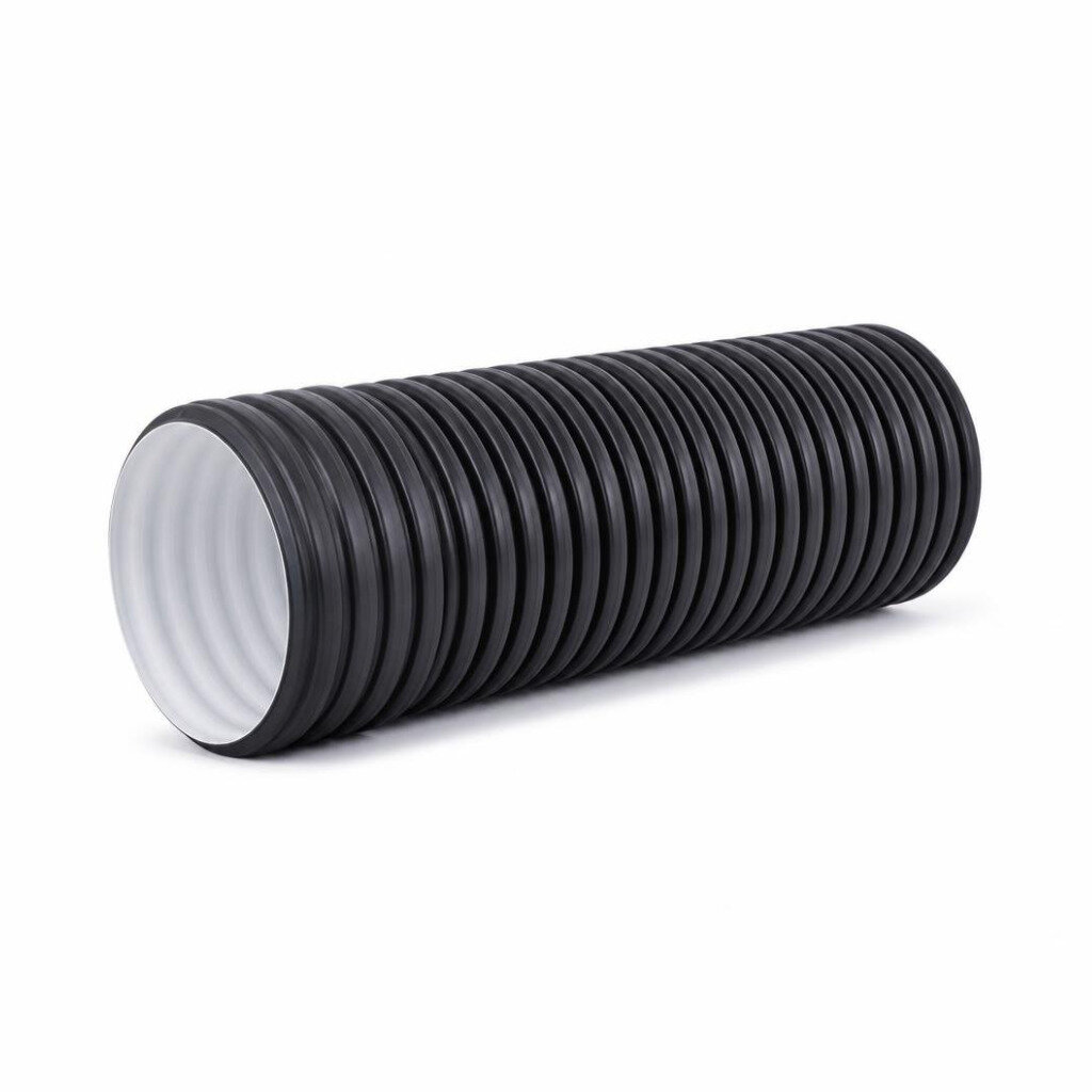 225MM X 6M CORRUGATED SEWER PIPE - DOUBLE WALL