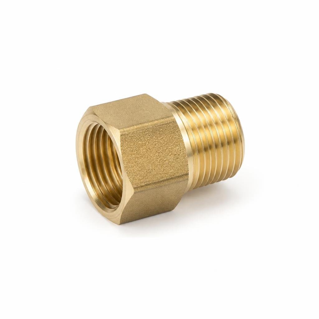 THB J02M03FG BRASS FITTING(3/8" FX 1/4"M)