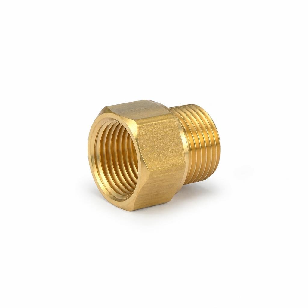 THB J03M04FG BRASS FITTING(3/8" FX 1/4"M)