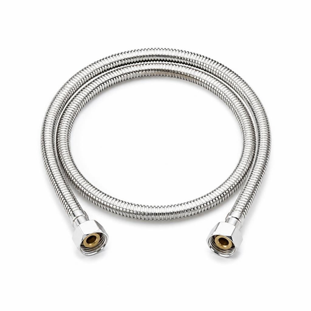 S-LINE 16" SPRING S/S FLEXIBLE HOSE