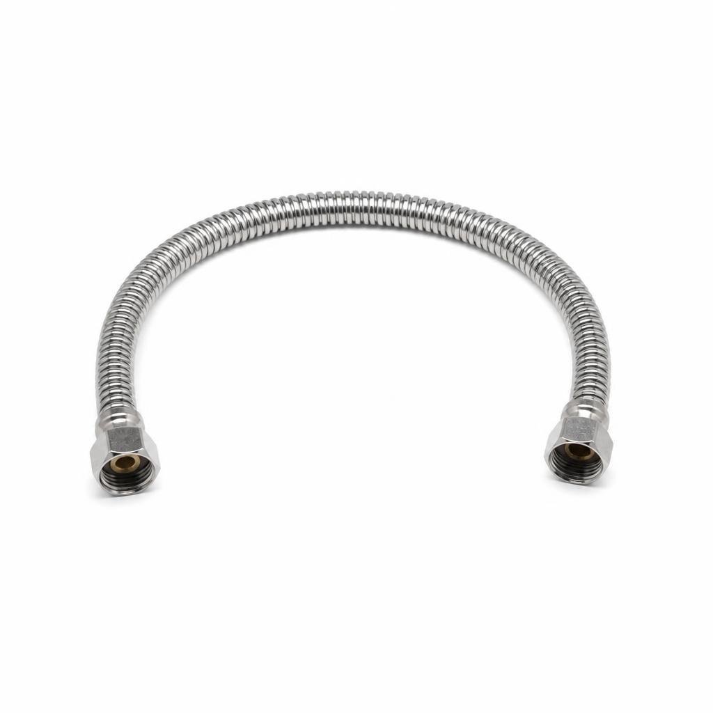 S-LINE 12" SPRING S/S FLEXIBLE HOSE