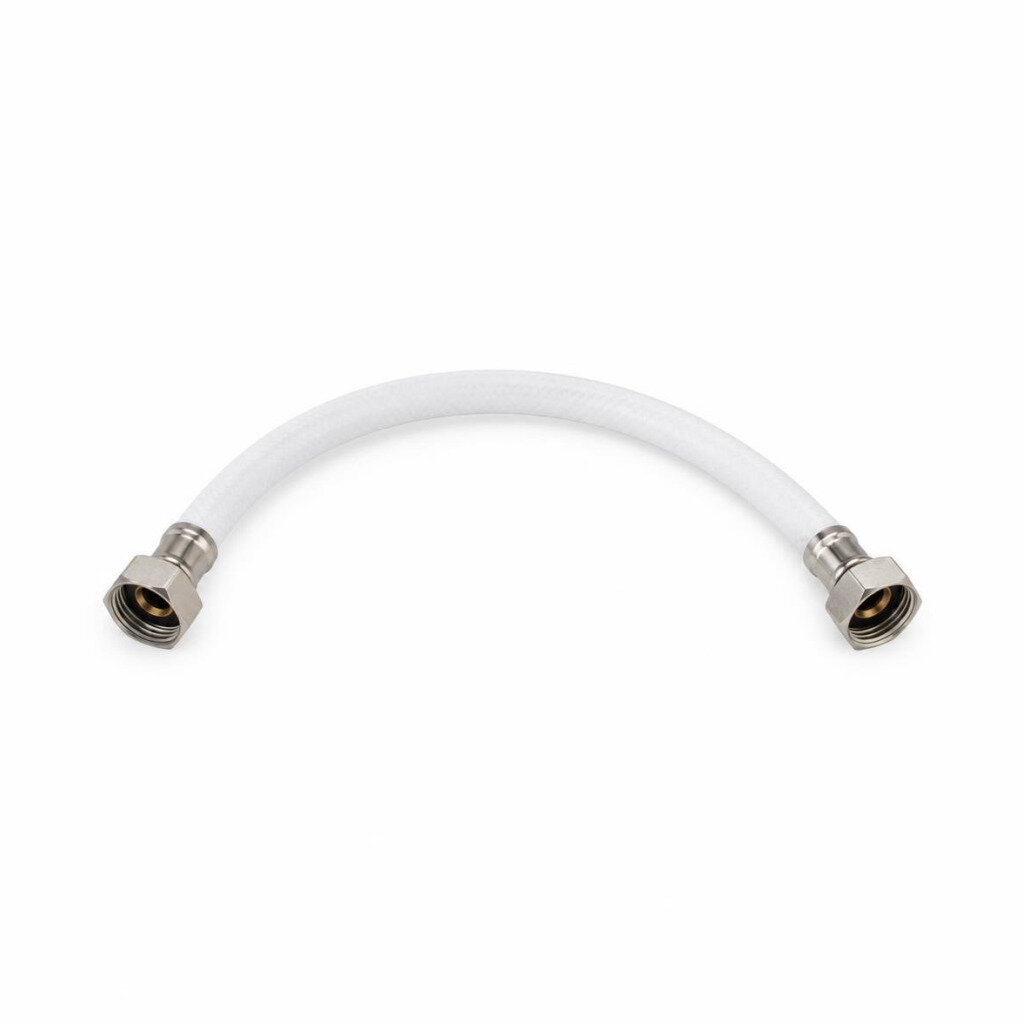 S-LINE 14" S/S NUT FLEXIBLE HOSE WHITE