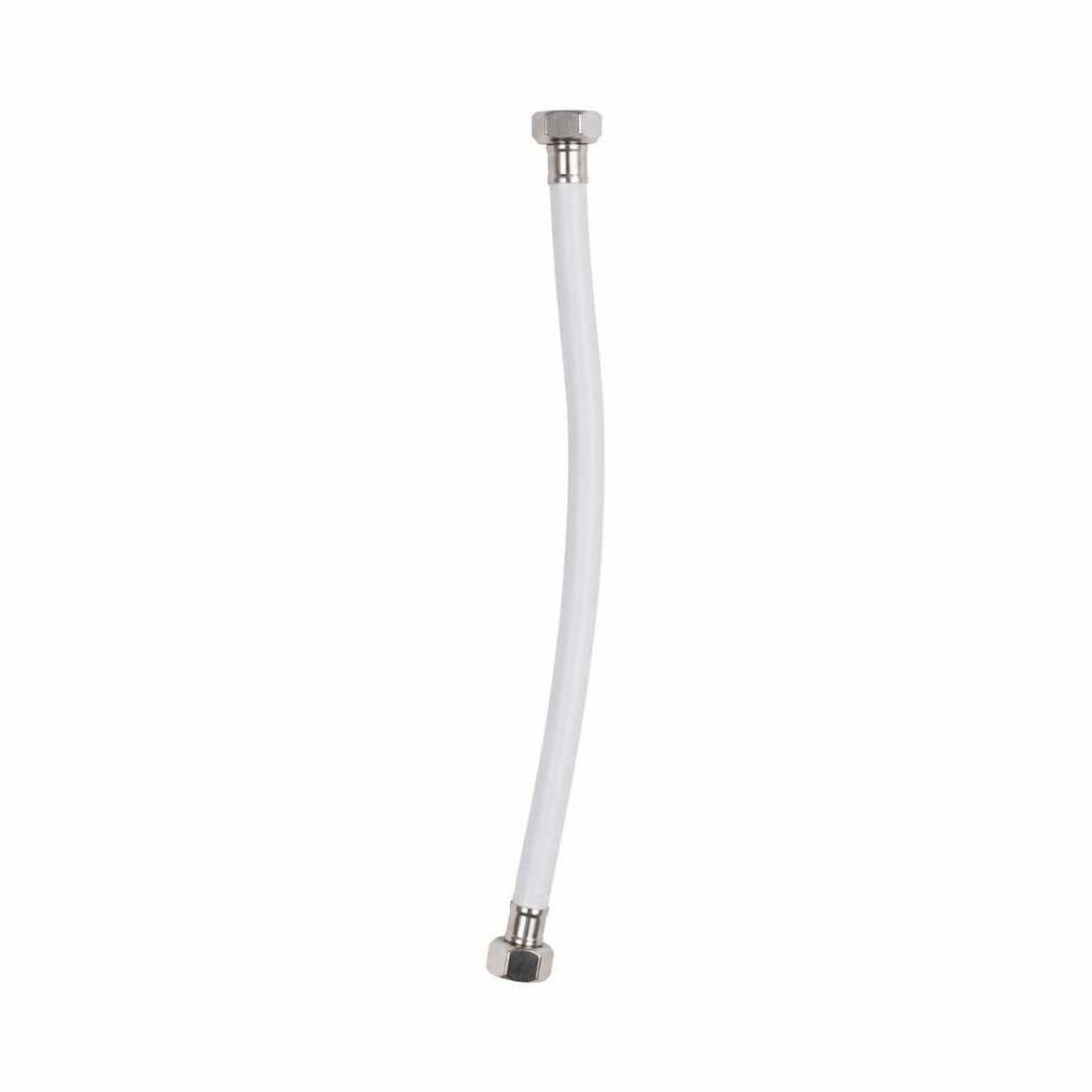 S-LINE 24" S/S NUT FLEXIBLE HOSE WHITE
