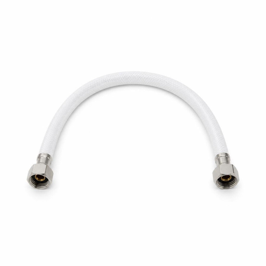 S-LINE 30" S/S NUT FLEXIBLE HOSE WHITE